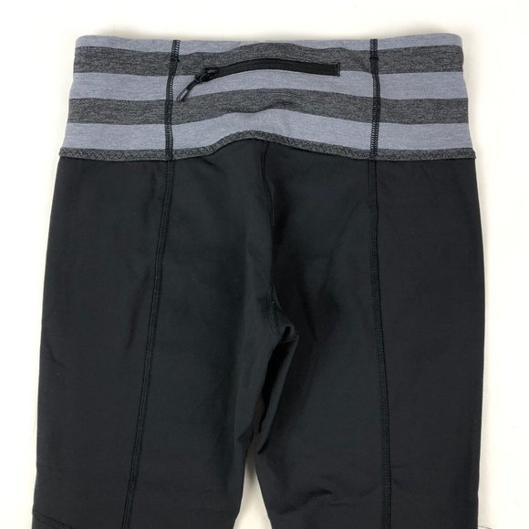 LULULEMON Athletica Women's Tracks Pant Black Ankle Zip Jogger  size 6 - Picture 6 of 11